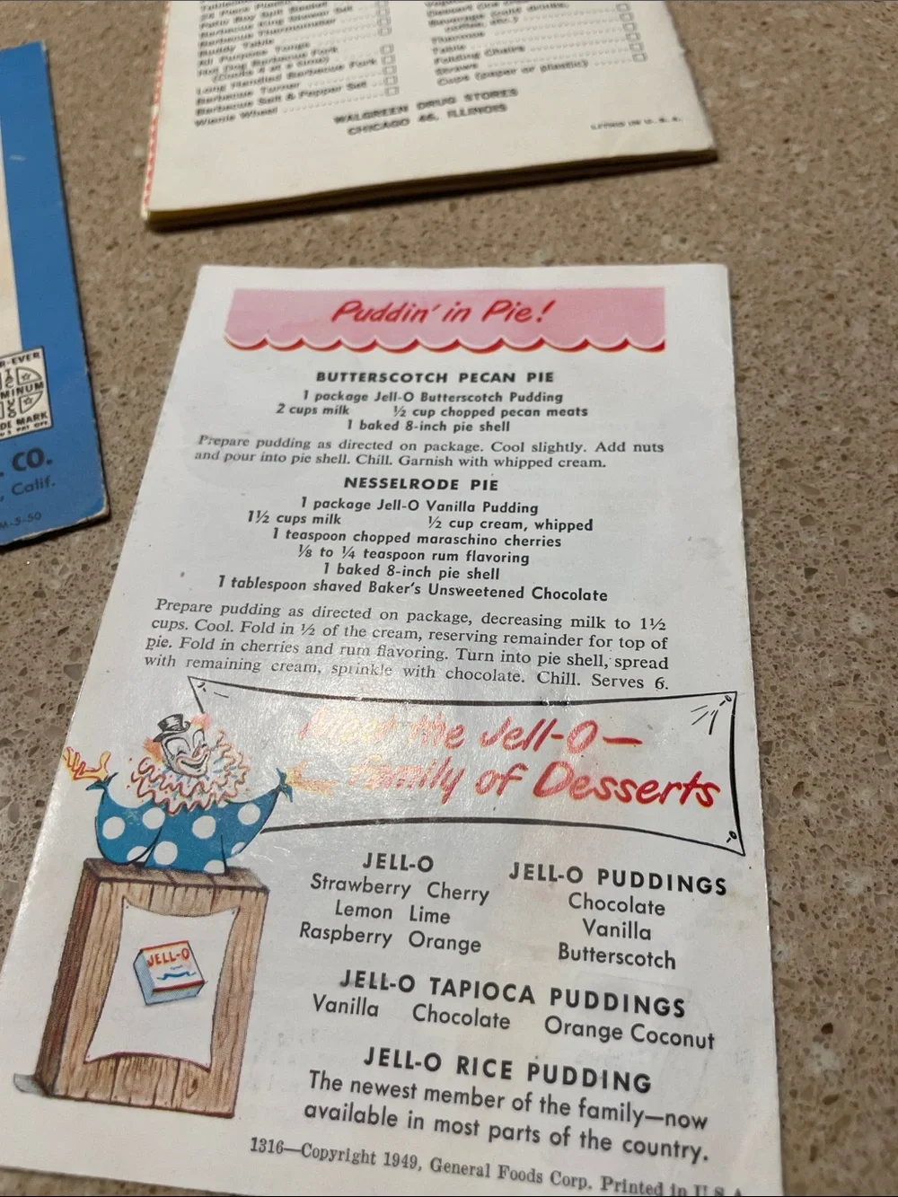 N/A family desserts